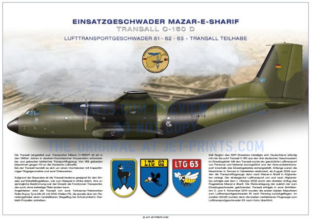 Transall 51+06, "Luftwaffe with Transall at Combat Wing Masar-e-Sharif"