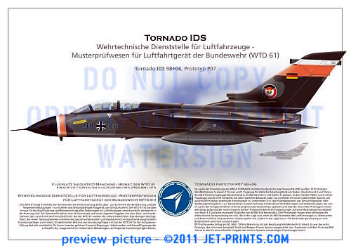 WTD 61 Tornado IDS 98+06 prototype P07