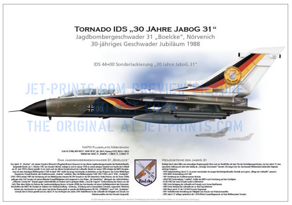JaboG 31 Tornado IDS 44+00 Sonderlackierung 30 Jahre JaboG 31