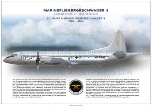 Naval Wing 3 Nordholz - P-3C ORION 60+05 "50 Years" special paint