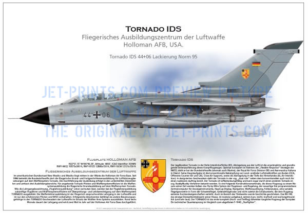 Holloman AFB, FlgAusbZtrLw Tornado IDS 44+06 Norm 95