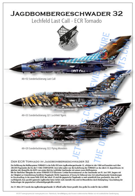FBW 32 last three jets with a special painting