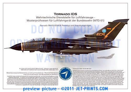 WTD 61 Tornado IDS/ECR 98+03 Prototyp und Erprobungsträger